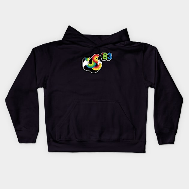 US Festival 1983 Shirt Kids Hoodie by Fresh Fly Threads